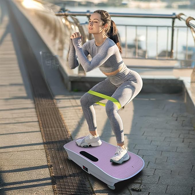 Smart Auto Vibration Plate – 10-Level Silent Shaker Machine for Weight Loss, Toning & Massage | No-Remote Patented Start-Stop, Quiet Motor, 10-Min Auto Workout for Unisex