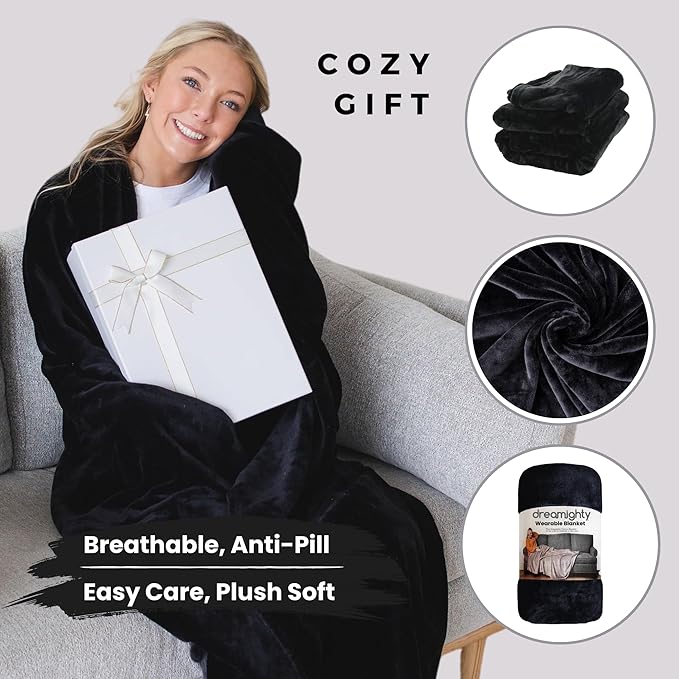 Wearable Blankets for Women, Adult Wearable Blanket Men, Top Christmas Gifts for Women, Wife Birthday Gift Ideas