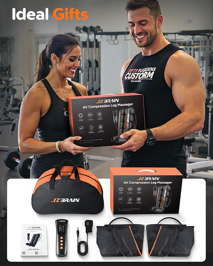 Sequential Air Compression Recovery System : Professional Full Leg Compression Boots for Circulation and Pain Relief - Sequential Device for Muscle Relaxation - for Athletes, Women, Men