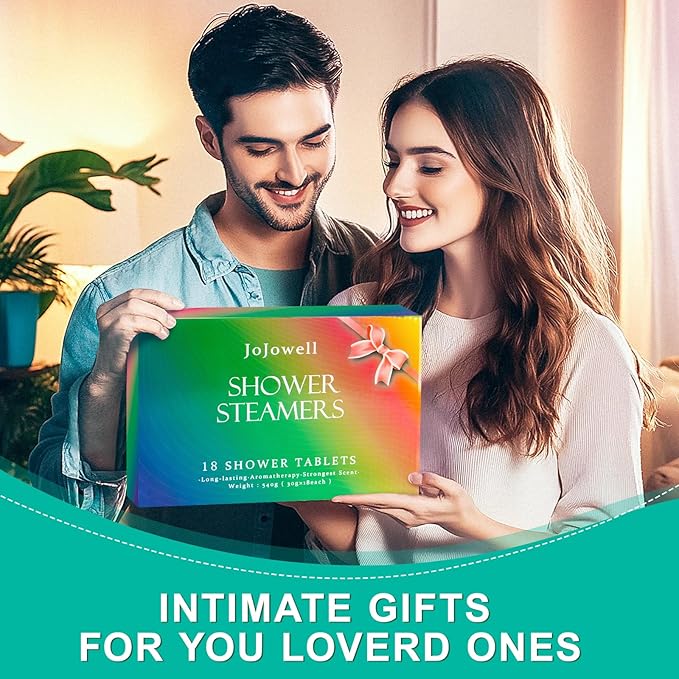 Shower Steamers Aromatherapy - 18 Pack Birthday Gifts for Women, Self Care, Christmas Gifts Stocking Stuffers for Adults, Women, Men, Mom, Teens, White Elephant, Relaxation Home SPA