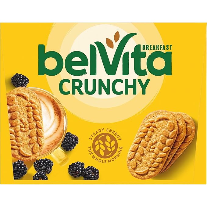 belVita Golden Oat Breakfast Biscuits, Value Pack, 24 Packs (4 Biscuits Per Pack)