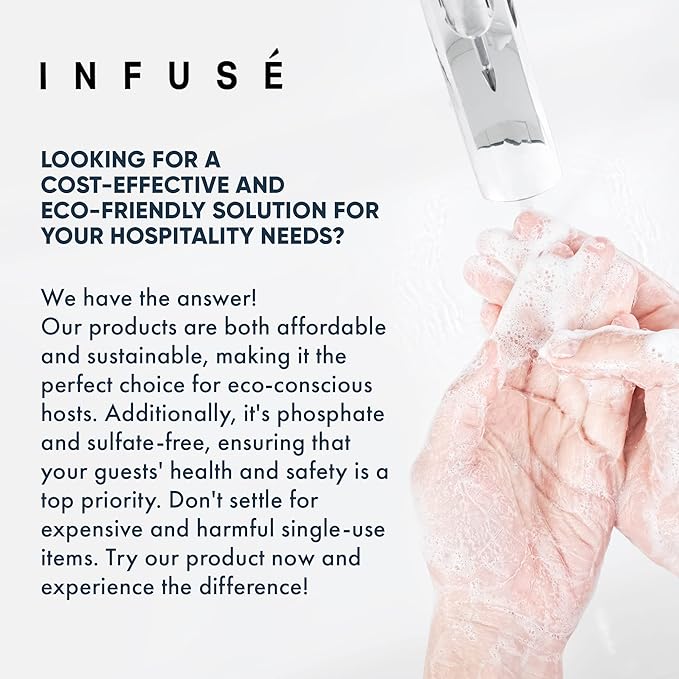 1-Shoppe All-in-Kit Hand/Body Wash | Infuse Lavender Mint Hotel | 1 Gallon | For Hospitality & Vacation Rentals to Refill Dispensers | (Single Gallon)