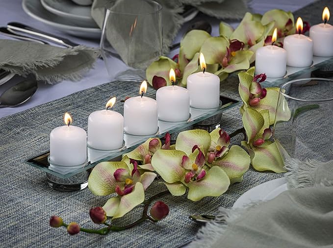 BOLSIUS 2x4 Inch White Pillar Candles - 4 Pack Candle Set - 20 Hours Burn Time - Premium European Quality - Dripless And Smokeless Candle - Perfect for Wedding Candles, Parties, and Special Occasions