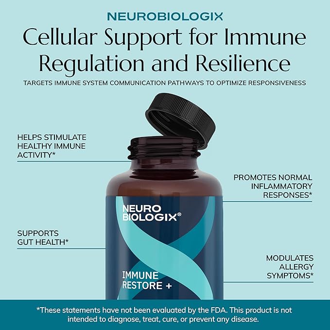 Immune Restore+ - Contains Beta Glucan 1,3/1,6 Complex & Herbal Extracts for Immune Support - Supports T-Cell & Macrophage Activity - With Cordyceps, Astragalus, Turkey Tail & Echinacea - 90 Capsules