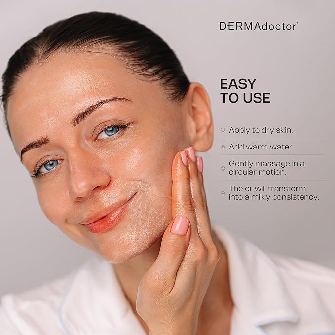 DERMAdoctor Gentle Face Wash for Sensitive Skin, Face Wash for Rosacea Sensitive Skin, Pregnancy Safe Facewash for Acne Prone Skins, Hypoallergenic, Non Comedogenic Facial Cleanser, Dermatologist Made