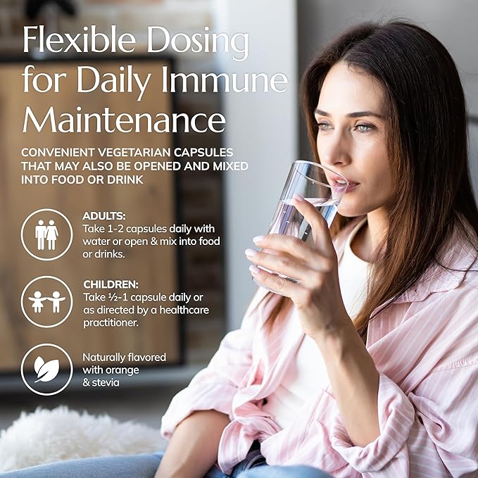 Immune Restore+ - Contains Beta Glucan 1,3/1,6 Complex & Herbal Extracts for Immune Support - Supports T-Cell & Macrophage Activity - With Cordyceps, Astragalus, Turkey Tail & Echinacea - 90 Capsules