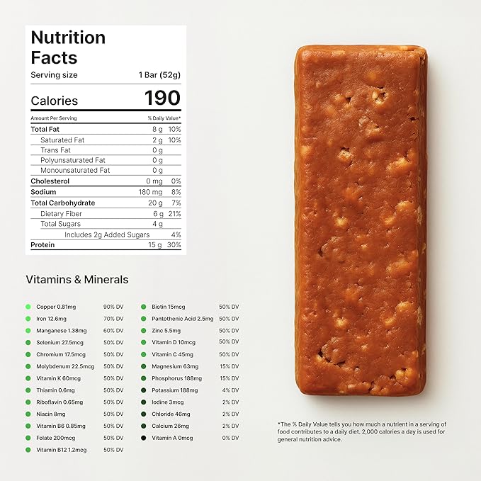 Novos Longevity Protein Bar - Mixed Berry Crunch - 15g Protein, 5 Longevity supplements, 20 Superfoods, Organic Olive Oil, Seed Oil Free, Targets Causes of Aging, Skin, Mind and Mood Support, 12-Pack