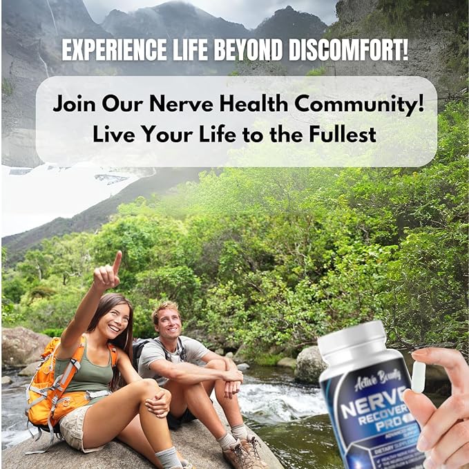 Nerve Recovery Pro – Nerve Support Supplement with Alpha Lipoic Acid, Turmeric & Acetyl-L-Carnitine – Supports Healthy Nerve Function, Circulation & Blood Flow – 30 Capsules - 1 Pack
