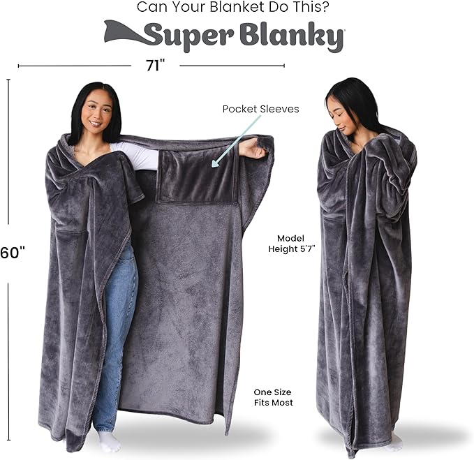 Wearable Blankets for Women, Adult Wearable Blanket Men, Top Christmas Gifts for Women, Wife Birthday Gift Ideas
