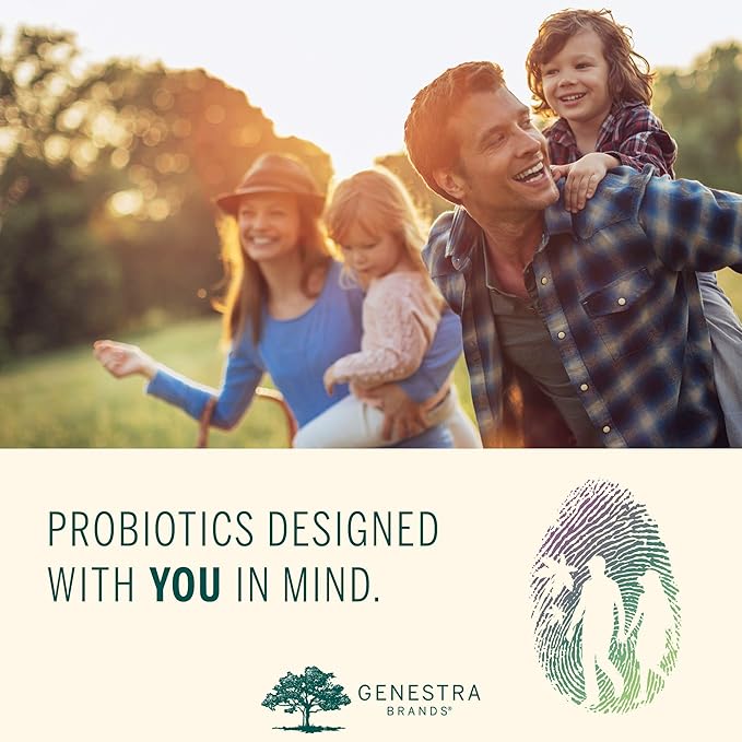 Genestra Brands - HMF Forte Probiotic Supplement - Four Strains of Probiotics to Promote GI Health - 120 Capsules