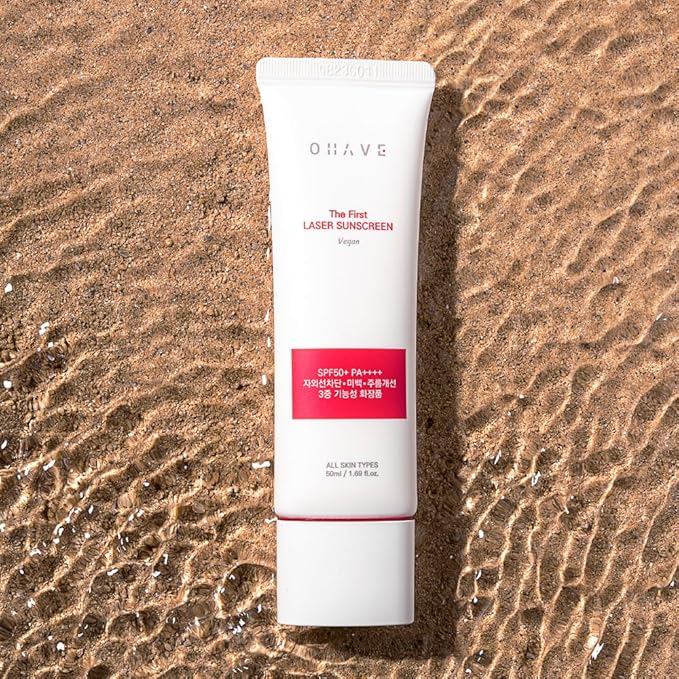 OHAVE Sunscreen SPF 50+ PA++++ Broad Spectrum Sunblock | Lightweight, Non-Greasy & Water-Resistant | Moisturizing UV Protection for Face & Body | UVA/UVB Defense | For Sensitive & All Skin Types
