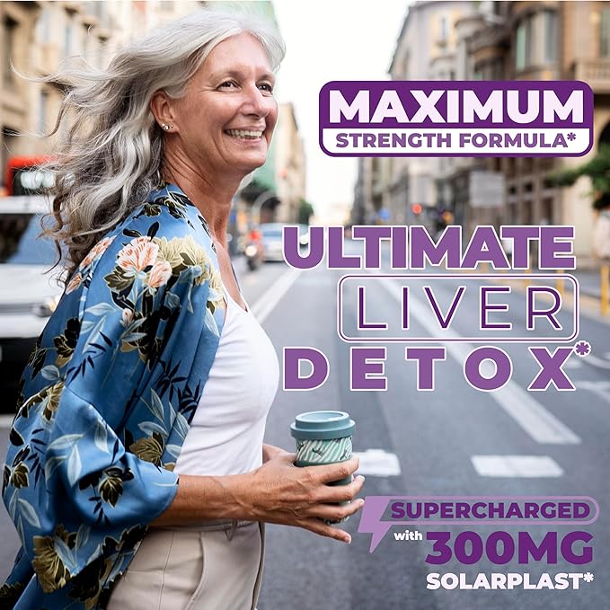 Vegan Milk Thistle Liver Detox – Dandelion Root Supplement with Artichoke Extract for Liver Cleanse Detox & Repair, Enzyme Support, Energy & Healthy Digestion – Herbal Support 40+ – 60 Capsules