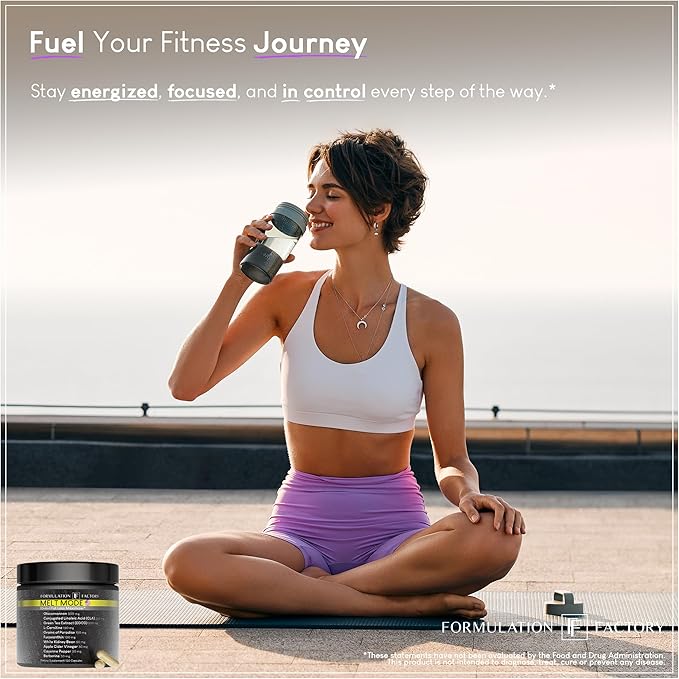 Formulation Factory Melt Mode 10-in-1 Wellness Supplement with Green Tea Extract, L-Carnitine, CLA, Glucomannan, Apple Cider Vinegar & More, Supports Metabolism & Energy (2 Month Supply, 120 Capsules)
