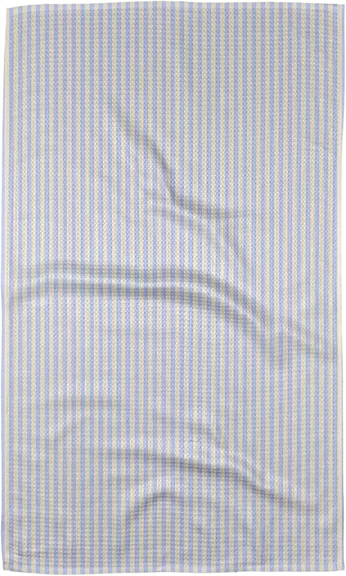 GEOMETRY Spring Kitchen Towels - Quick Dry Microfiber Cloth Spring & Summer Dish Towels for Kitchen Drying - Premium Quick Dry Towel - Cute Banana Lines, 18" x 30" - 1-Pack