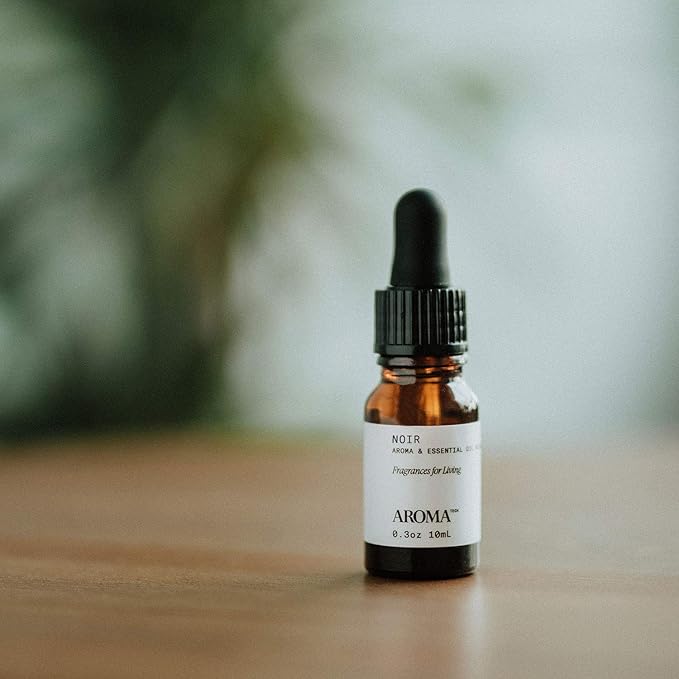 Noir Aromatech Noir Aroma Essential Oil Blend: Hotel Inspired Aromatherapy with for Ultrasonic Diffusers & Nebulizers - 0.3 fl oz, 10 mL