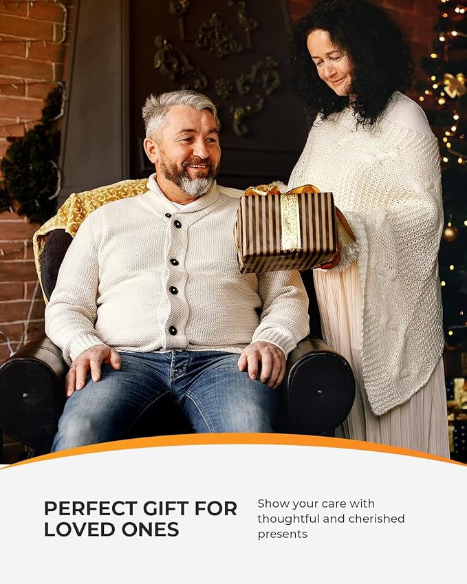 CooCoCo Shiatsu Back and Neck Massager, Best Christmas Gifts 2025, Heating to Relieve Deep Tissue Pain, 4D Kneading Massage to Relieve Legs, Foot Muscles, Christmas Gift for Mom Dad Men Women