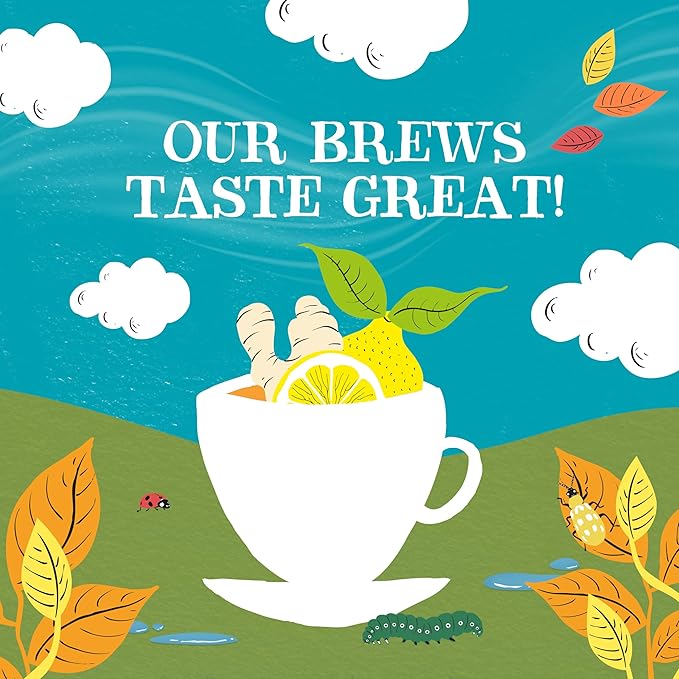 Clipper Tea Lemon & Ginger Teabags – Caffeine Free, USDA Organic, Great Hot or Iced – Aromatic, Natural, Fair & Delicious – 50 Tea Bags