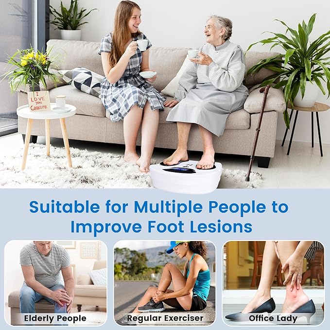 Creliver EMS Foot Stimulator Pro 2, EMS Foot Massager for Neuropathy Feet with TENS Pads, TENS Neuropathy Foot Massager for Circulation, Pain Relief, Plantar Fasciitis, 99 Levels, FSA HSA Eligible
