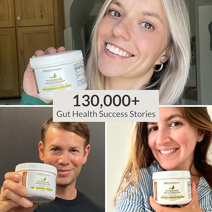 Microbiome Breakthrough Repair Powder - Vegetarian Vanilla - Contains Probiotics for Men and Women - Gas & Bloating Relief - GI Revive - Improves Gut Health - 30 Servings - 150g