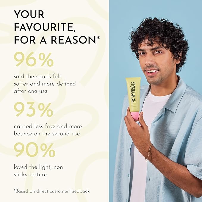 Leave In Cream | Enriched with Jojoba Oil & Nigella Sativa Seed Oil| Curly And Wavy Hair Cruelty-Free Vegan Frizz Control Hydration (3.52oz)
