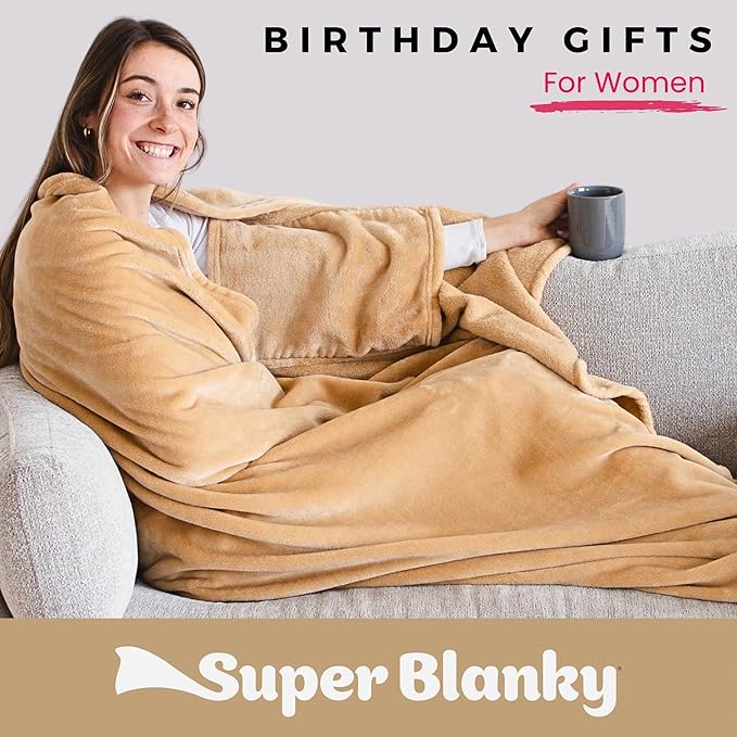 Wearable Blankets for Women, Adult Wearable Blanket Men, Top Christmas Gifts for Women, Wife Birthday Gift Ideas