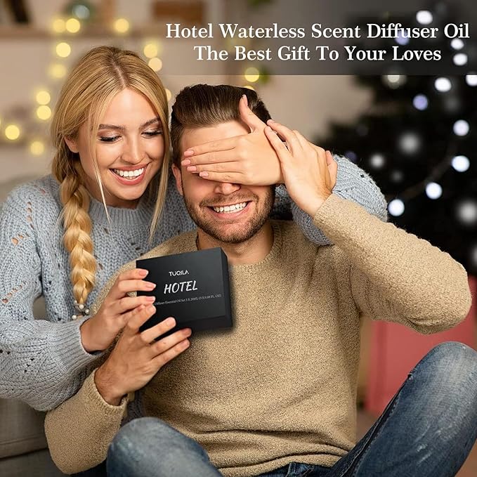 Hotel Luxury Essential Oil Set (3x20mL) – Scent Aromatherapy Oils for Diffusers – My Way, Pumpkin Cream, Winter Pine Scents –Idea for Home, Car, Hotel & Office – Long Lasting Fragrance