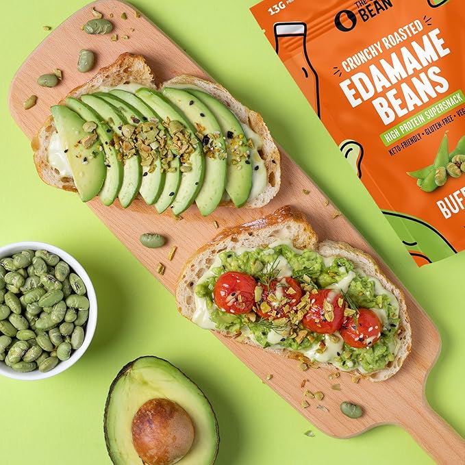 The Only Bean Crunchy Dry Roasted Edamame Beans (Variety Pack), Low Carb Keto Healthy Snacks For Adults and Kids, Fiber Protein Snacks, Diabetic Snacks, 4 oz (3 Pack)