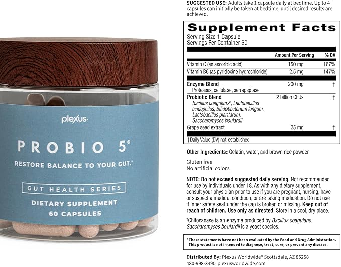 PLEXUS® ProBio 5®, 60 Capsules