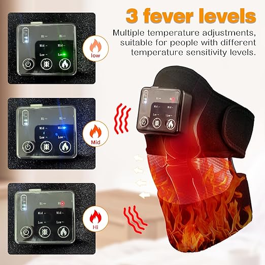 Shoulder Massager Heating Pad Relieve Shoulder Pain Gifts for Dad Mom Husband Wife Seniors