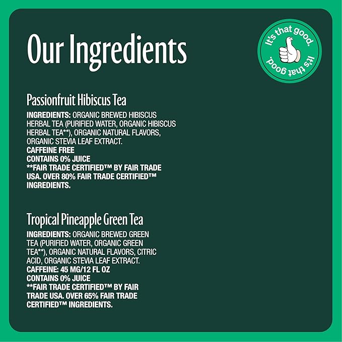 Zevia Organic Sugar Free Iced Tea, Tea Refresher Variety Pack, 12 Ounce Cans (Pack of 12)