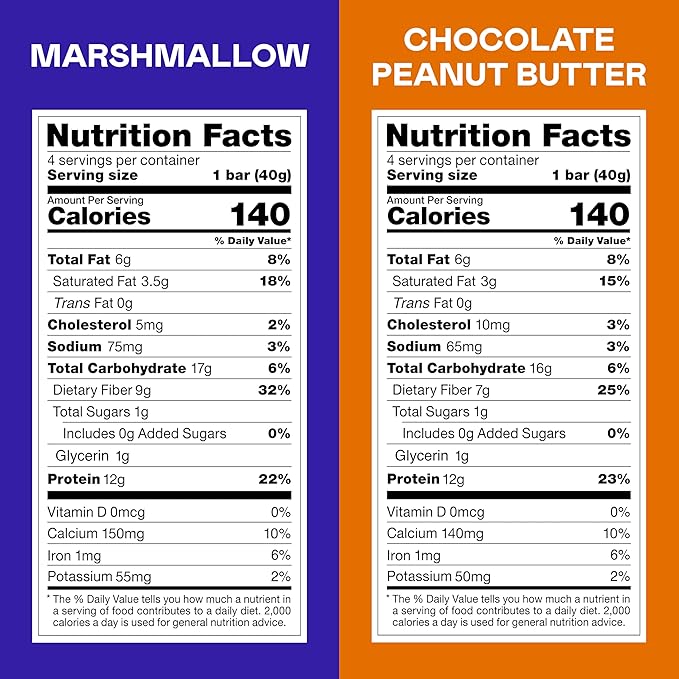 MAGIC SPOON Treats - High Protein, Low Carb, Keto Friendly, Low Sugar, Gluten Free, Crispy Protein Bar Cereal Bar, On-The-Go Healthy Snack (8 Chocolate PB Bars, 8 Marshmallow Bars)