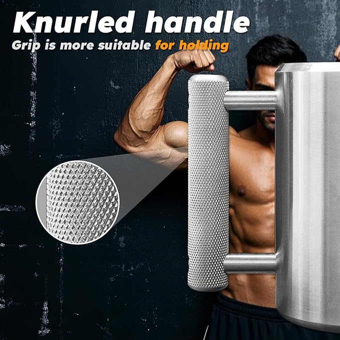 Heavy Mug 18LB 10 oz Stainless Steel Dumbbell Cup Exercise Water Cup Super Heavy Weight Fitness Training