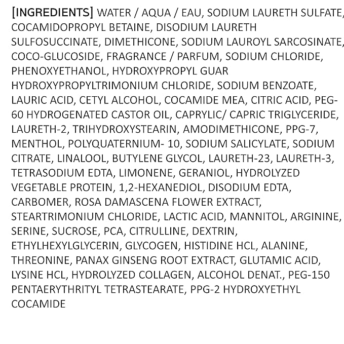 Mise En Scene Salon 10 Protein Shampoo for Severe Damaged Hair - Low porosity Hair Product, Korean HairPerfume Shampoo, 10-Sec Protein Clinic, Moisturizing & Restoring, 16.9 Fl. Oz. (500ml)
