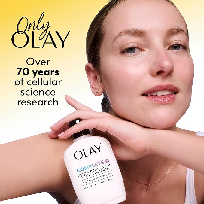 Olay Complete All Day Moisturizer with Broad Spectrum SPF 15 Normal, 4 Fl Oz (Pack of 1)