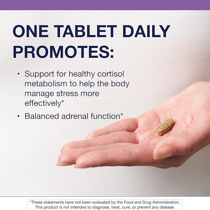 Metagenics Licorice Plus - Cortisol & Stress Support Supplement with Licorice Root, Ashwagandha, Rehmannia & Chinese Yam - Non-GMO, Gluten-Free, Vegetarian - GMP Certified Facility - 60 Tablets