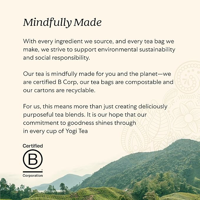 Yogi Tea Spiced Blackberry Focus - 16 Bags per Pack (4 Packs) - Organic Blackberry Tea for Focus with Caffeine - Includes Black Tea Leaf, Hibiscus Flower, Cinnamon Bark & More