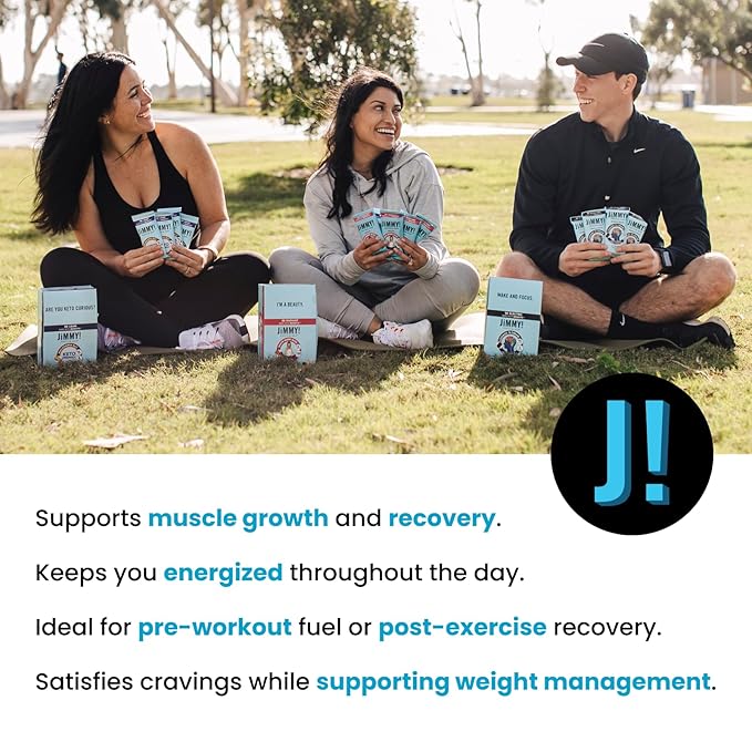 JiMMYBAR! - Immune! Orange Citrus Blast Protein Bars - 9g Protein Bar - 12 Count - 58g of Real Food - 300% of Daily Vitamin C - Chewy & Soft Meal Replacement Bar - Hand Drizzled Topping