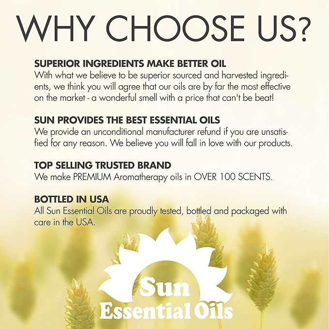 Sun Essential Oils – 16 oz Clove Essential Oil with Dropper for Diffuser, Skin, Aromatherapy Massage, Humidifier, Spicy Scent for Candle, Lotion & Soap Making, Room Fragrance