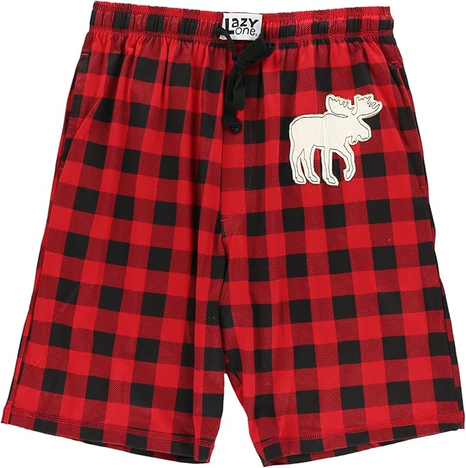 Lazy One Pajama Shorts for Men, Men's Pajama Bottoms, Sleepwear