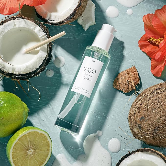 Le Monde Gourmand Lait de Coco Eau de Parfum & Body Oil Gift Set - Coconut, Vanilla, Bergamot Perfume Notes