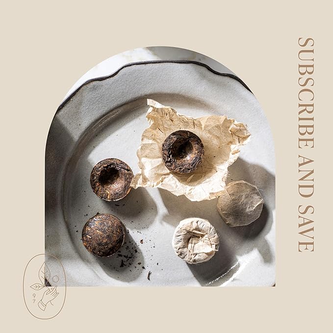 Rishi Tea Ancient Pu'er Tuo Cha Herbal Tea - Organic Direct Trade Loose Leaf, Medium Caffeine Aged Ripe Pu-erh for Digestion Support - 16 Ounces, 60+ Servings