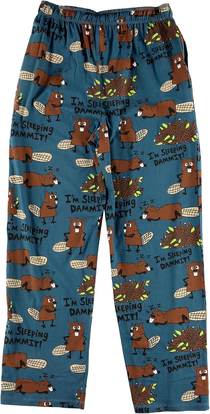 Lazy One Funny Ocean Pajama Pants For Men, Men's Separate Bottoms, Lounge Pants, Fishing PJs