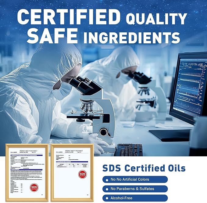 Good Night Essential Oils Set | 8 Pcs Sleep Aromatherapy Oils for Diffuser, Fragrance Oil for Candle, Aromatherapy Gift Set, Sleepy Time, Rest Well, Moonlight, Dream Sweetly, Peaceful Night, & More