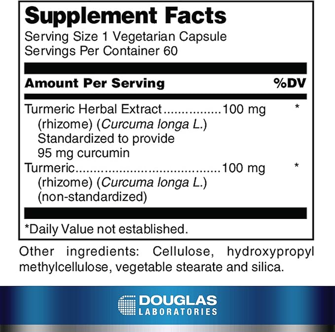 Douglas Laboratories Turmeric Max-V | Standardized Curcumin to Support Joint and Muscle Function | 60 Capsules