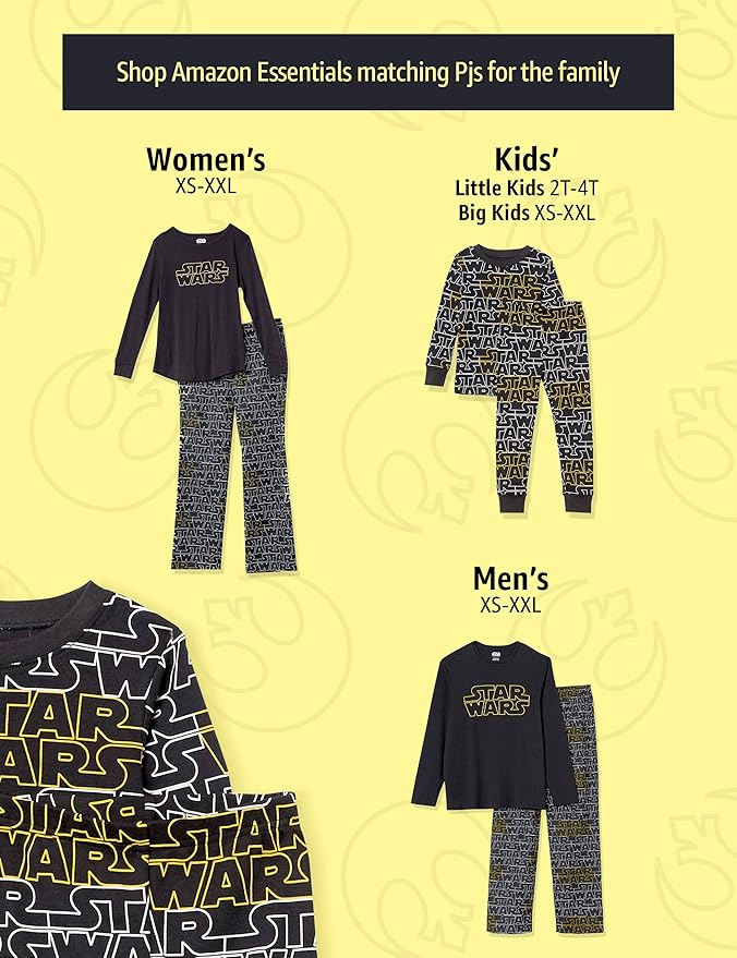 Amazon Essentials Disney | Marvel | Star Wars Women's Flannel Pajama Sleep Sets