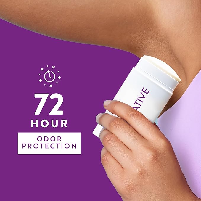 Native Aluminum-Free Clean Deodorant with Natural Derived Ingredients, 72HR odor control | Deodorant for Women and Men, With Baking Soda, Coconut Oil, Shea Butter | Lavender & Rose