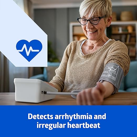 Medline digital Blood Pressure Monitor, Adult Upper Arm Cuff, Digital LCD Display, Stores Up To 90 Readings, Batteries includedes
