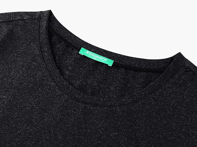 Kimmery Workout Tops for Women Long Sleeve Shirts for Women Quick Dry Line Decor Yoga Tops Sizes S-3XL