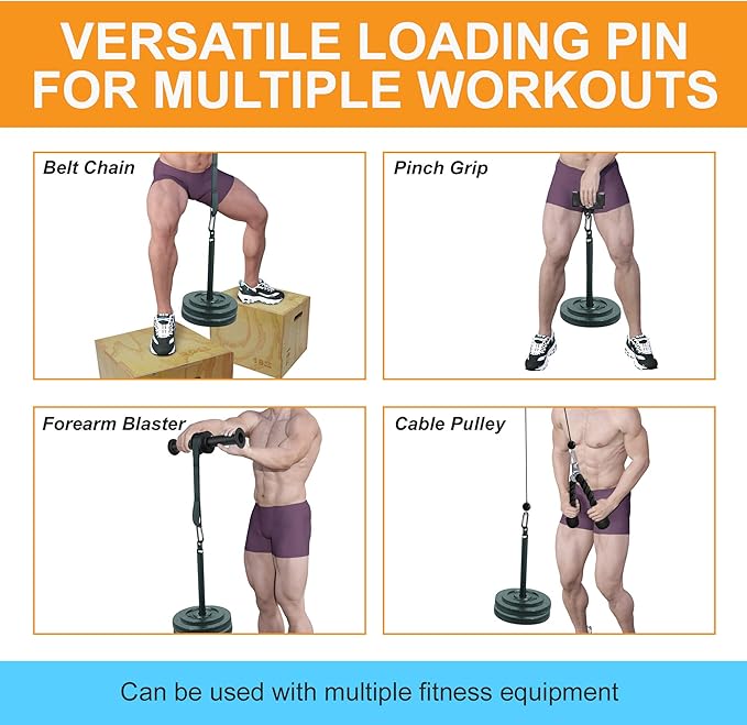 Yes4All Cable Machine Attachment, Double D Hanlde & Tricep Rope Cable Attachment, Weight Machine Accessories Load 880 LB for Home Gym