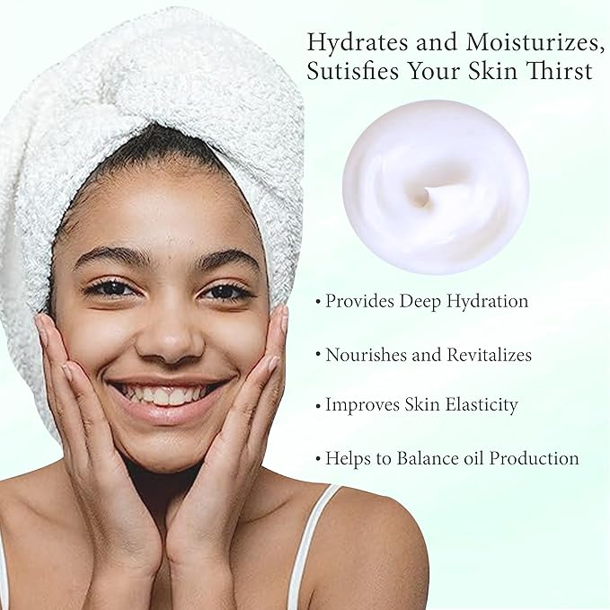 Florencia Sage & Citrus Lightweight Moisturizer - Oil-Free Hydrating Face Cream for Sensitive, Oily, Acne-Prone Skin - Plant-Based, Fast-Absorbing Moisturizer for Combination Skin